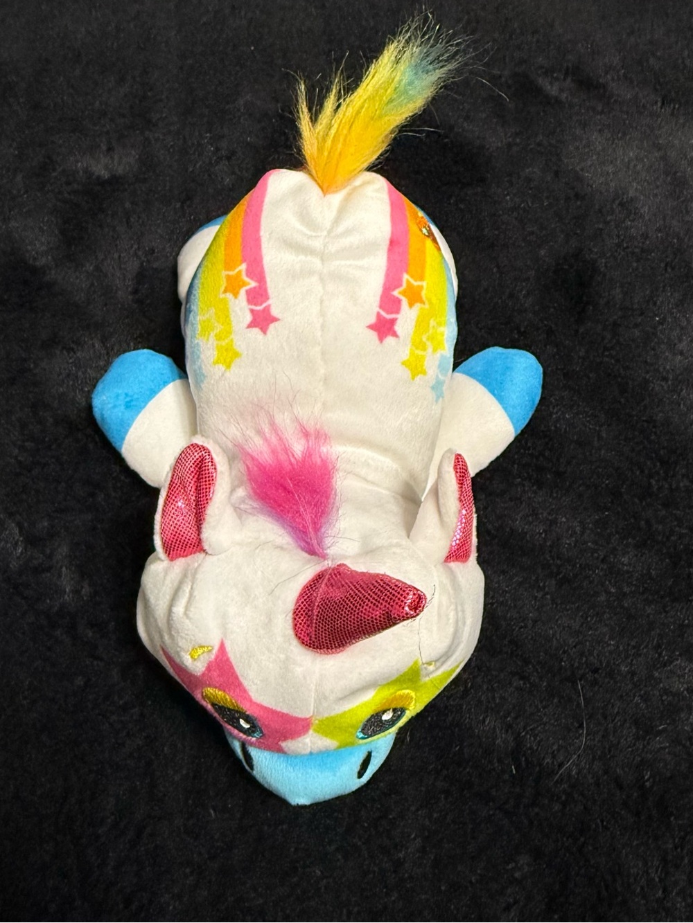 Cutetitos Unicorn Plush Stuffed Animal Rainbow Glitter Eyes Soft Toy